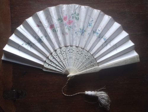 Ancien éventail belle époque - belle,