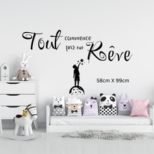 Sticker mural pour chambre d'enfant