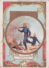 Chromo thème Sapeurs Pompiers