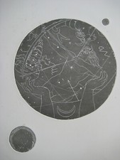 TREMOIS PIERRE YVES FANTASTIC ENGRAVING ETCHING MYTHOLOGY UNSIGNED ATLAS