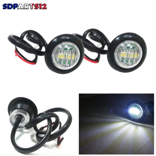 12v led blanc feux - 2x,
