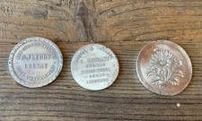 3 Anciens miroirs de poche en