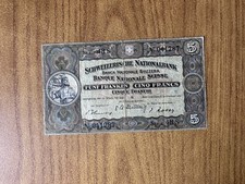 Billet Banque National Suisse