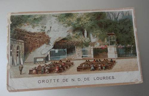 Image pieuse grotte notre - notre, dame