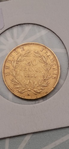 Francs 1854 a - or,