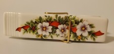 Lazeyras - La Gloriette Limoges Floral Clip Trinket France Hand Painted