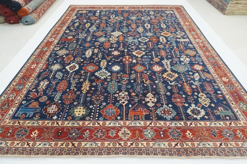 Tapis oriental tribal laine - tapis,