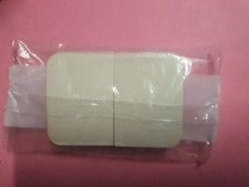 Niko 12-615-05 - Double Manette Enjoliveur NIKO Interrupteur ou Poussoir CREME