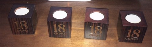 Bougeoir publicitaire chivas - bougeoir,