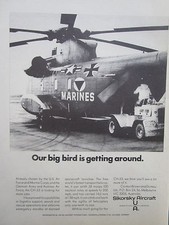 9/70 PUB SIKORSKY CH-53 MARINES / VINTEN PHOTOGRAPHIC RECONNAISSANCE SYSTEMS AD