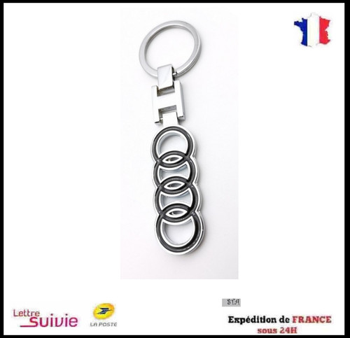 Porte clé audi métal - porte,