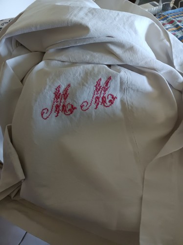 Drap ancien chanvre avec - chanvre,