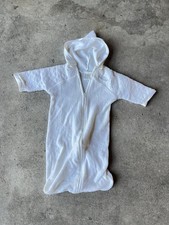 VTG Baby Dior White Sleep Sack Nap Sack Baby Size 0-3 Months