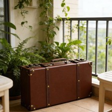 Valise vintage avec poignée