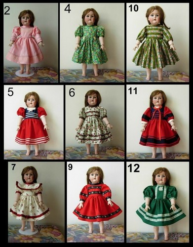 Robe poupée ancienne - poupée,