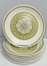 8 Franciscan HACIENDA GREEN 8 1/4" SALAD DESSERT PLATES