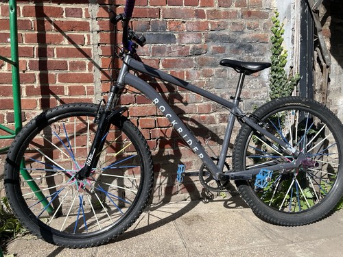 Rockrider vtt gris suspension - rockrider,