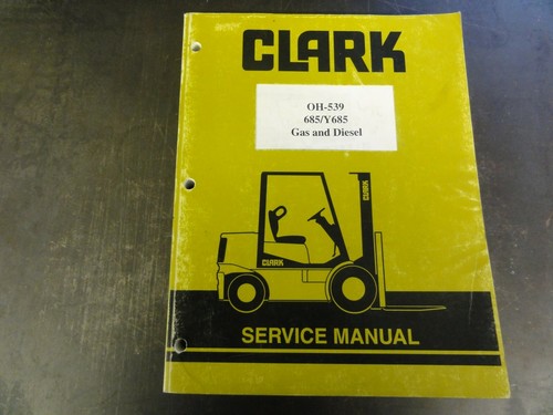 Clark 685 y685 forklift - 685, gas
