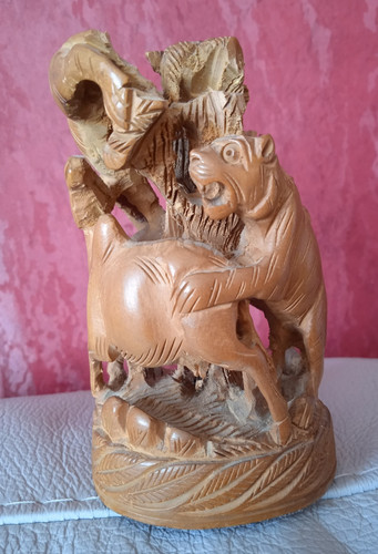 Sculpture artisanale bois - sculpture, en