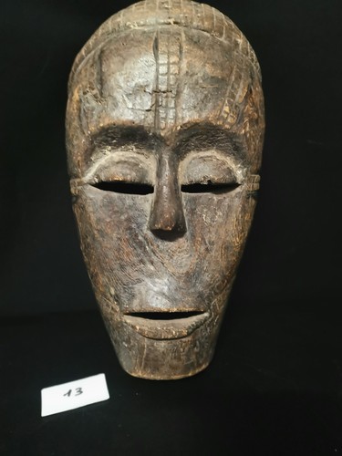 Masque africain ancien - masque,