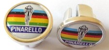 2 BOUCHONS DE CINTRE GUIDON PINARELLO NEUFS ( BAR END PLUGS )