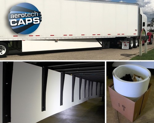 Aerodynamic trailer skirt - trailer, (2)