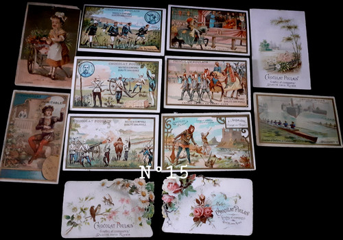 810 lot 12 chromos - ,