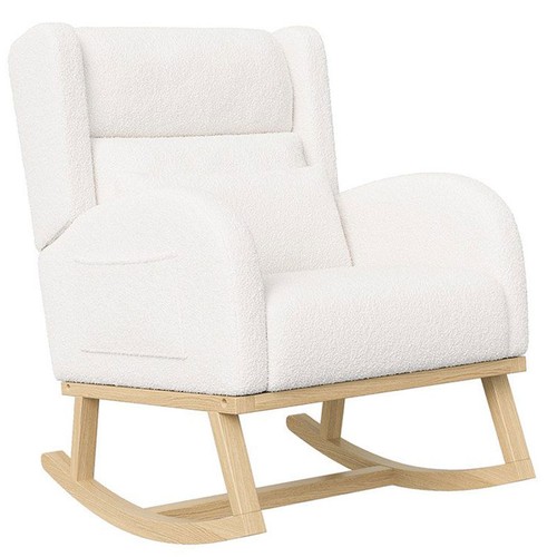 Fauteuil bascule avec pieds - fauteuil,