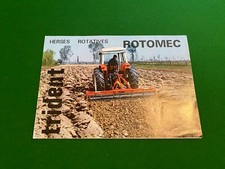 Notice publicitaire MAN Herses Rotatives Rotomec Trident - Non daté