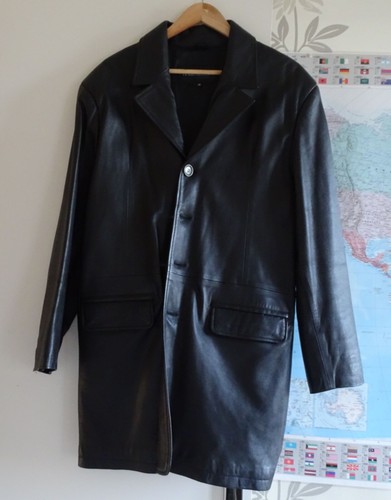 Manteau homme en cuir - en,