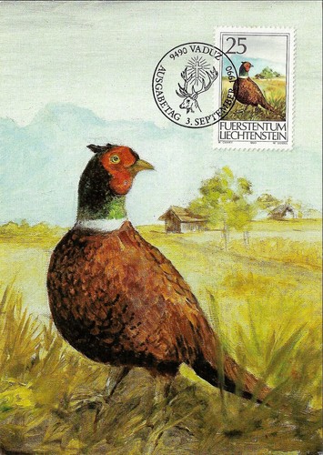 Liechtenstein 1990 faisan - cm,