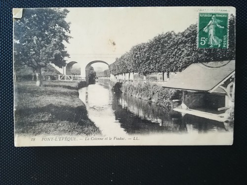 Cpa pont eveque la - 14,