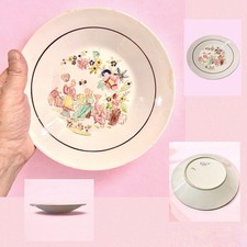 Porcelaine Chinoise Ancienne Assiette famille Rose Chine XIXème Old Plate China