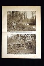 Amiens-Paris French Infantry Bayonet Advance WW1 Guerra 1914 - 1918