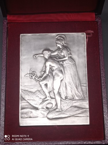 Médaille bronze argenté