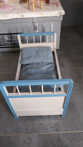 Ancien lit bois pour - ancien, en