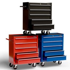 AREBOS Chariot à Outils Chariot Boîte à Outils Chariot d'Atelier 5 Tiroirs