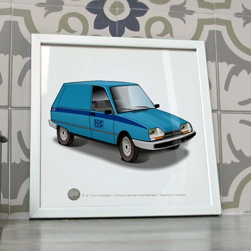 Poster citroën gsa - poster, break