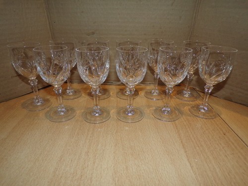 Lot verres en cristal - lot, 11
