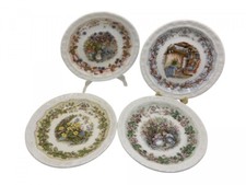 Assiettes en porcelaine Royal Doulton saisons 4 pièces ⌀ 12 cm chacune - 1 ch...