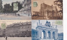 Lot de 4 cartes postales