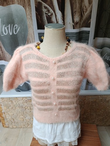 Superbe pull angora abricot - superbe,