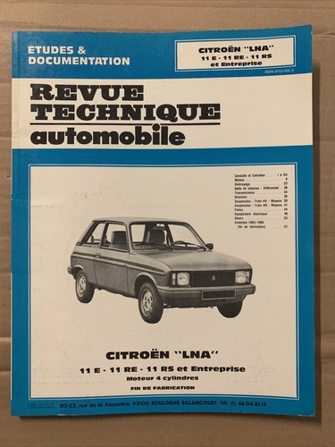 Revue technique citroen lna - citroen,
