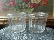 2 ANCIENS POTS À CONFITURE EN