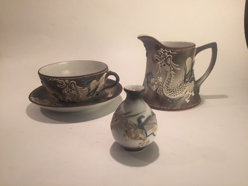Vintage set four dragonware - of,