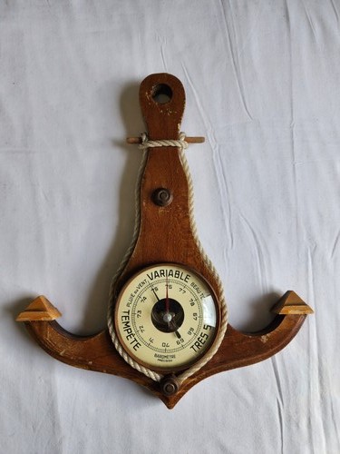 Baromètre ancre bateau - de,
