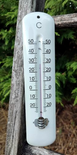 Ancien thermomètre émaillé