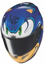 HJC RPHA 11 Pro Sonic the hedgehog Motorcycle helmet LARGE Limited!