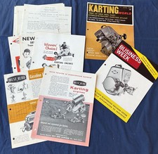 Vintage West Bend Kart Engines Brochures & Single Sheets * 1960-62 Go Karts