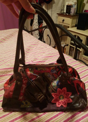 Desigual handbag satchel - desigual,
